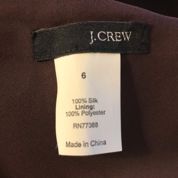 J. Crew Floral Silk Halter Top Size 6 Brown/Rose - Picture 4 of 5